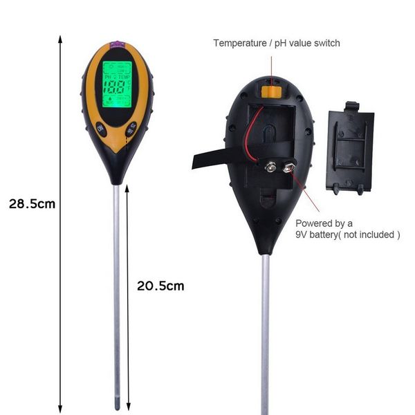 ph meter with digital tester moisture monitor temperature sunlight measurement analysis acidity alkali
ph meter with digital tester moisture monitor temperature sunlight measurement analysis acidity alkali