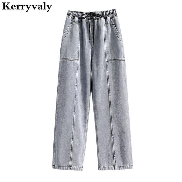 women's jeans high-waisted denim cotton plus-down women 5xl plus size loose-legged loose waist draw rope winter pants k91360, Blue
women's jeans high-waisted denim cotton plus-down women 5xl plus size loose-legged loose waist draw rope winter pants k91360, Blue