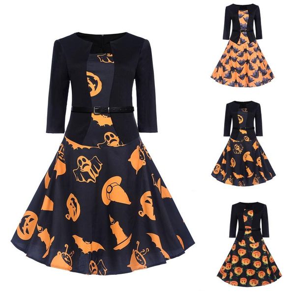 casual dresses black big swing print vintage christmas dress women winter 3/4sleeve o-neck year party vestidos, Black;gray
casual dresses black big swing print vintage christmas dress women winter 3/4sleeve o-neck year party vestidos, Black;gray
