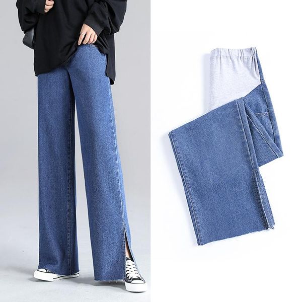 maternity bottoms straigh wide-legged pants leg split mother-to-be wear autumn cowboy jeans for pregnant women clothes 0313, White
maternity bottoms straigh wide-legged pants leg split mother-to-be wear autumn cowboy jeans for pregnant women clothes 0313, White