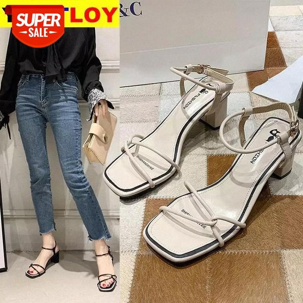 narrow band high heel gladiator sandals open toe ankle strap women shoes summer fashion thick heel sandals women black beige #el38
narrow band high heel gladiator sandals open toe ankle strap women shoes summer fashion thick heel sandals women black beige #el38
