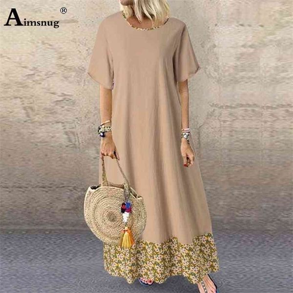 aimsnug 2021 summer ladies elegant o-neck long maxi patchwork boho cotton linen es plus size women casual loose dress, Black;gray
aimsnug 2021 summer ladies elegant o-neck long maxi patchwork boho cotton linen es plus size women casual loose dress, Black;gray