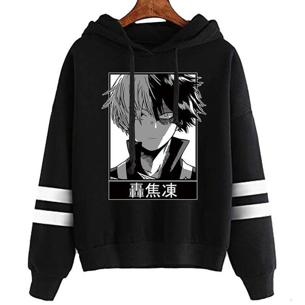 women hoodie my hero academia s todoroki printed anime striped men pullover sweatshirt autumn winter streetwear, Black
women hoodie my hero academia s todoroki printed anime striped men pullover sweatshirt autumn winter streetwear, Black