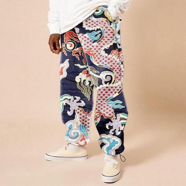 men's pants women's harajuku 2021 autumn winter elastic waist pocket side fashion graphic print colorblock punk trousers loose, Black
men's pants women's harajuku 2021 autumn winter elastic waist pocket side fashion graphic print colorblock punk trousers loose, Black