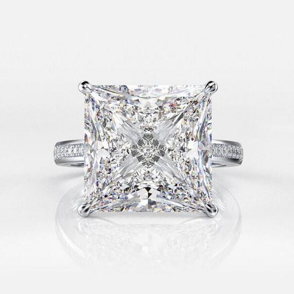 cluster rings princess cut 8ct moissanite diamond ring 100% original 925 sterling silver engagement wedding band for women party jewelry, Golden;silver
cluster rings princess cut 8ct moissanite diamond ring 100% original 925 sterling silver engagement wedding band for women party jewelry, Golden;silver