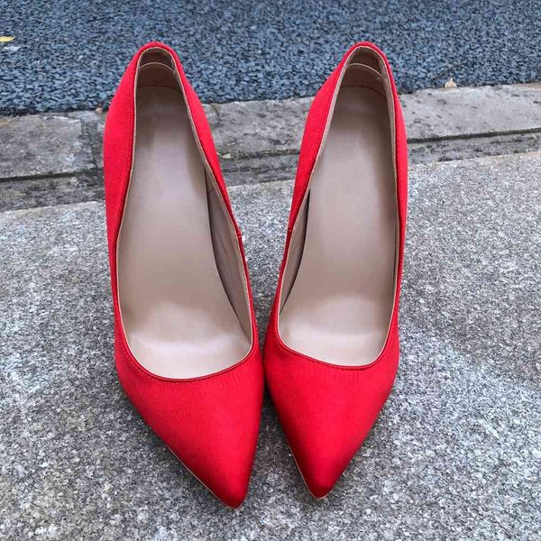 dress shoes tikicup women red satin pointed toe pumps slip on stilettos comfortable ladies silk high heels wedding party vxf2, Black
dress shoes tikicup women red satin pointed toe pumps slip on stilettos comfortable ladies silk high heels wedding party vxf2, Black