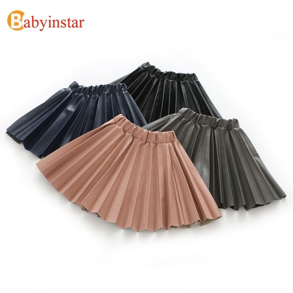 babyinstar girls skirts new brand children's clothing kids pleated skirt for 3-10y casual solid pu leather baby girl skirts 210302
babyinstar girls skirts new brand children's clothing kids pleated skirt for 3-10y casual solid pu leather baby girl skirts 210302