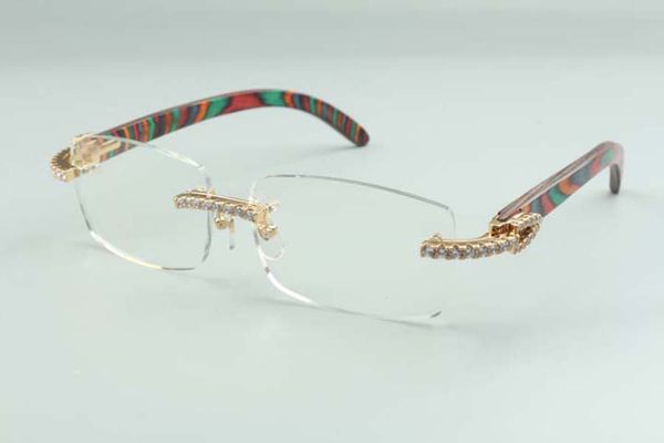 2021 designers frame endlesses diamonds glasses 3524012 for men women natural peacock wooden glasses, size: 55-18-135mm, Silver
2021 designers frame endlesses diamonds glasses 3524012 for men women natural peacock wooden glasses, size: 55-18-135mm, Silver