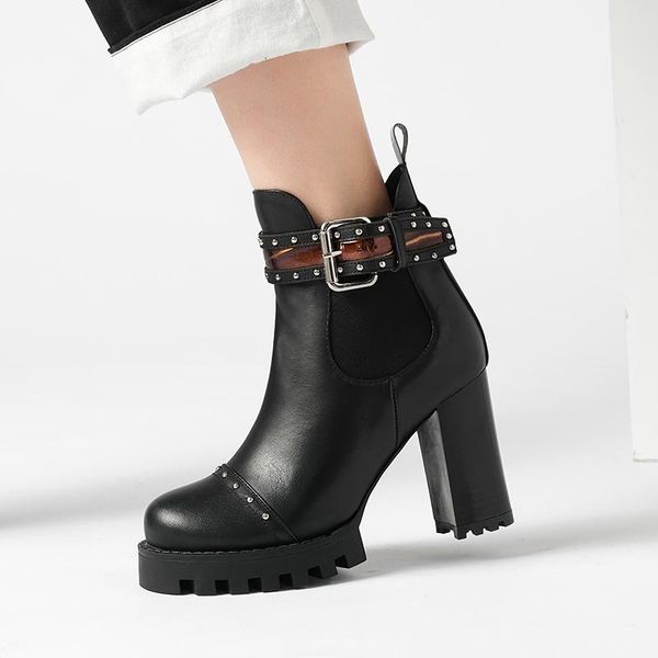 boots women super high heels dress shoes woman platform autumn winter ankle large size 41 42, Black
boots women super high heels dress shoes woman platform autumn winter ankle large size 41 42, Black