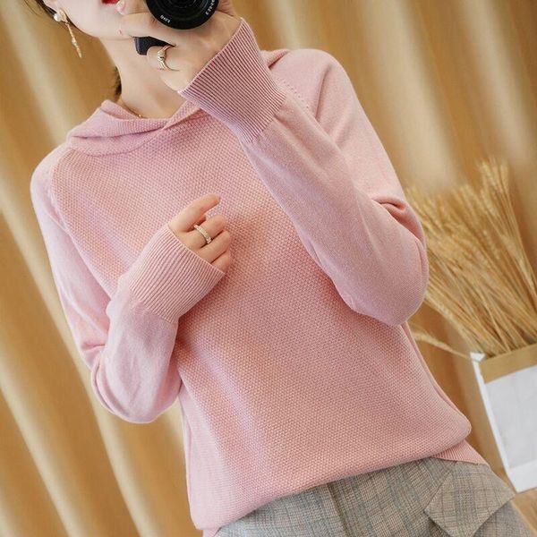 women's sweaters 2021 women autumn winter knitted sweater lady slim casual hooded bottoming blouse female elegant long sleeve shirt d57, White;black
women's sweaters 2021 women autumn winter knitted sweater lady slim casual hooded bottoming blouse female elegant long sleeve shirt d57, White;black