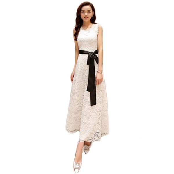 lace dress women white black s-2xl plus size summer korean slim beach holiday sleeveless floor-length with belt lr802 210531, Black;gray
lace dress women white black s-2xl plus size summer korean slim beach holiday sleeveless floor-length with belt lr802 210531, Black;gray