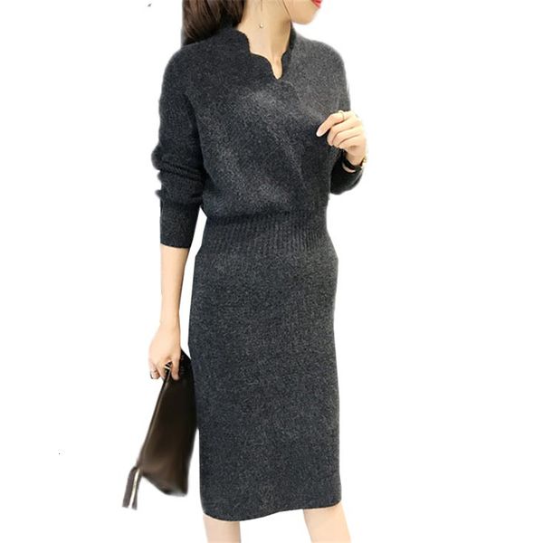 autumn 2021 female long sleeve knitted wool women's basic dress elastic waistline pullover clothes plus size dresses o506 wkur, Black;gray
autumn 2021 female long sleeve knitted wool women's basic dress elastic waistline pullover clothes plus size dresses o506 wkur, Black;gray