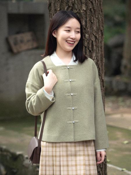 women's jackets cynthia women short coat female vintage wool square-collar long-sleeve fall winter jacket chinese style outwear 20qda-1, Black;brown
women's jackets cynthia women short coat female vintage wool square-collar long-sleeve fall winter jacket chinese style outwear 20qda-1, Black;brown