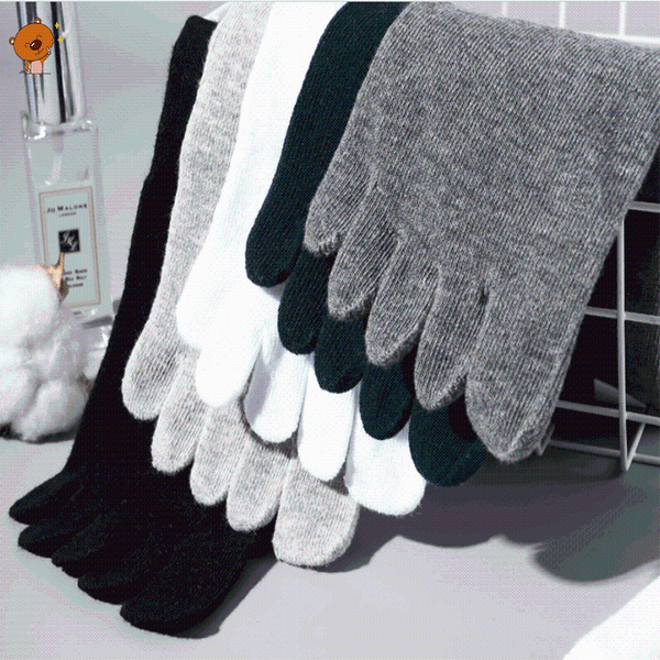 men's socks 5 pairs/five finger with cotton casual and comfortable split toe solid color sweat absorbing breathable warm, Black
men's socks 5 pairs/five finger with cotton casual and comfortable split toe solid color sweat absorbing breathable warm, Black
