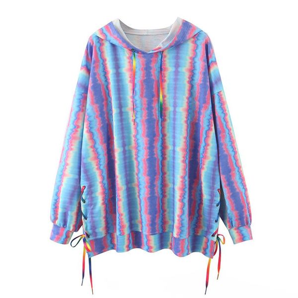 women's hoodies & sweatshirts xd - 3081, 2021 summer europe and the united states tie dye printing hooded fleece single female, Black
women's hoodies & sweatshirts xd - 3081, 2021 summer europe and the united states tie dye printing hooded fleece single female, Black