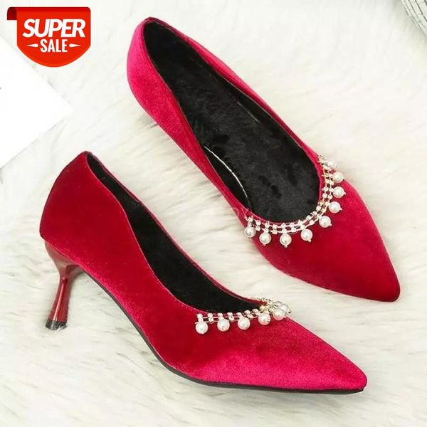 High Heels Pointed Toe Shallow Mouth Formal Ladies Shoes Footwear Branded Pumps Slip On String Bead Sexy Zapato Mujer #1M31
High Heels Pointed Toe Shallow Mouth Formal Ladies Shoes Footwear Branded Pumps Slip On String Bead Sexy Zapato Mujer #1M31