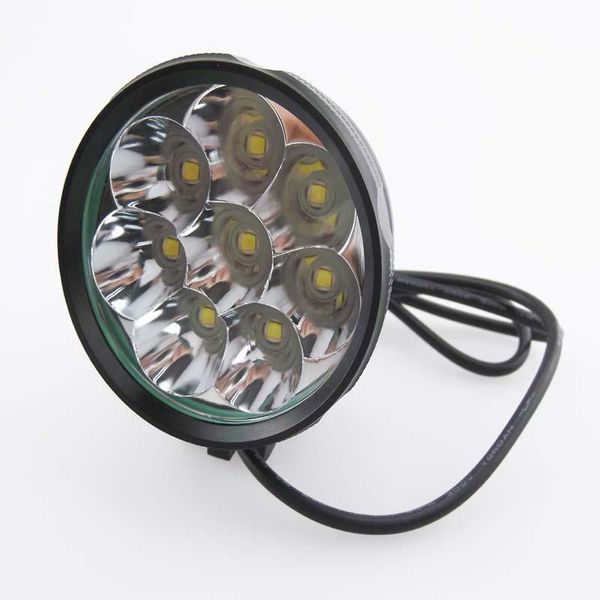 high power 8xcree xm-l2 u2 8000lm 5-mode led bicycle light