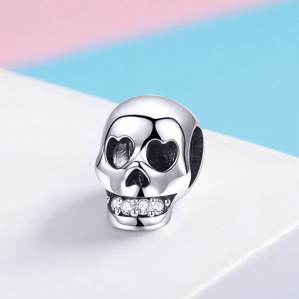 pandach pure 925 sterling silver cool skull pendant charm bead fit original 3mm bracelets & bangles jewelry cmc965, Bronze;silver
pandach pure 925 sterling silver cool skull pendant charm bead fit original 3mm bracelets & bangles jewelry cmc965, Bronze;silver