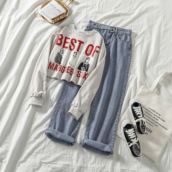two female garments in 2021 new short-length sleeveless shirt + brim pants with leg suit lawa, Gray
two female garments in 2021 new short-length sleeveless shirt + brim pants with leg suit lawa, Gray