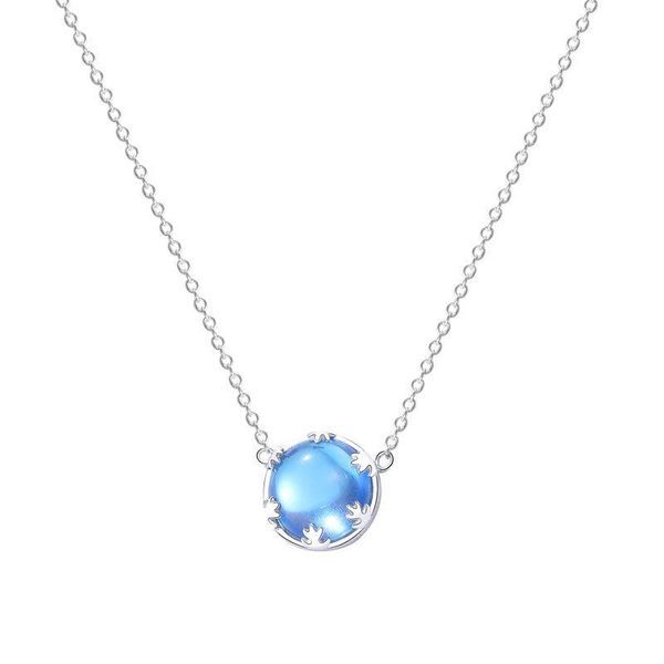 pendant necklaces mysream s925 sterling necklace with blue glass stone for women girls, Silver
pendant necklaces mysream s925 sterling necklace with blue glass stone for women girls, Silver