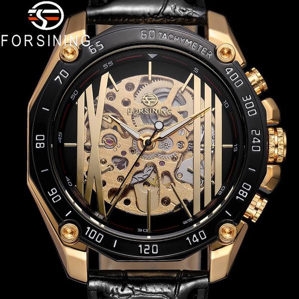 forsining automatic mechanical men wristwatch sport male clock gold skeleton dail man watch gift 8068, Slivery;brown
forsining automatic mechanical men wristwatch sport male clock gold skeleton dail man watch gift 8068, Slivery;brown
