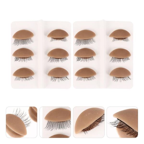 false eyelashes 6 pairs mannequin head removable eyelids eyelash training practice tools
false eyelashes 6 pairs mannequin head removable eyelids eyelash training practice tools