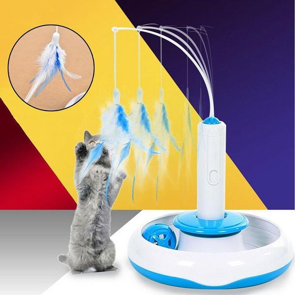 cat toys pet toy electric rotating feather play plate interactive stick
cat toys pet toy electric rotating feather play plate interactive stick