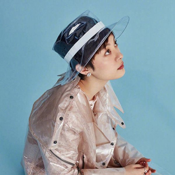 trend transparent pvc female ins star same wedding pgraphy plastic fisherman hat
trend transparent pvc female ins star same wedding pgraphy plastic fisherman hat