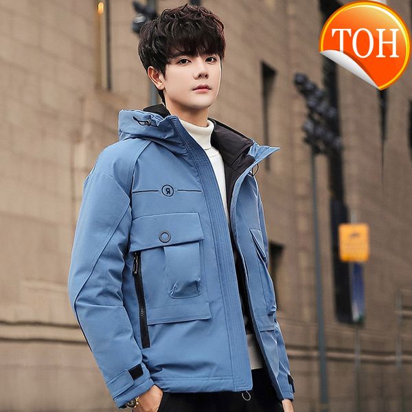 winter new men's duck down warm simplicity jacket fashion casual hooded outdoor all-match thickened trend coat brand clothes, Black
winter new men's duck down warm simplicity jacket fashion casual hooded outdoor all-match thickened trend coat brand clothes, Black