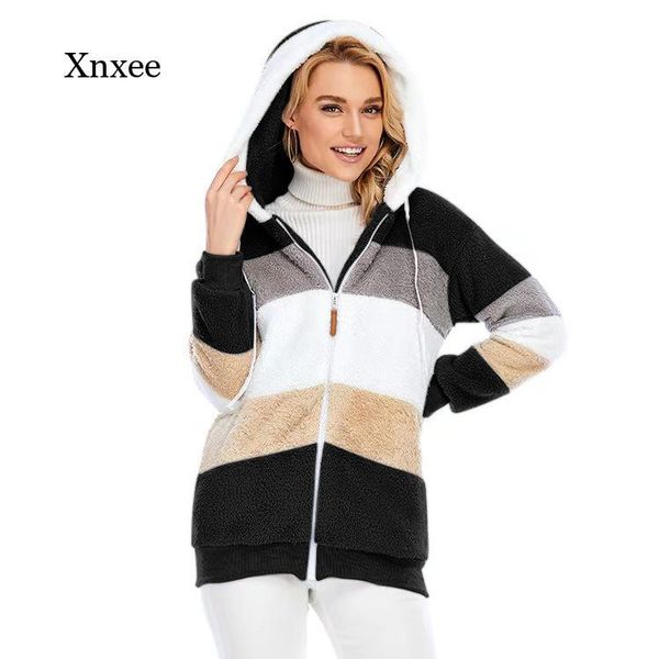 women's jackets winter fleece hooded jacket down long sleeve teddy zipper faux fur coat, Black;brown
women's jackets winter fleece hooded jacket down long sleeve teddy zipper faux fur coat, Black;brown