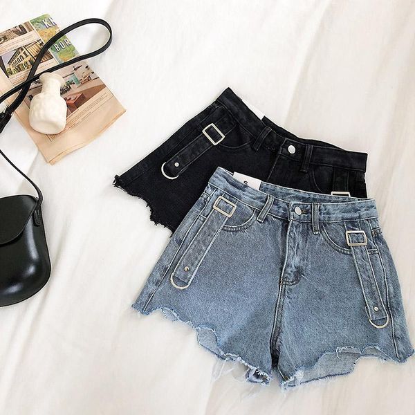 women's shorts 2021 women summer denim high waist good quality ulzzang student slacks short female, White;black
women's shorts 2021 women summer denim high waist good quality ulzzang student slacks short female, White;black