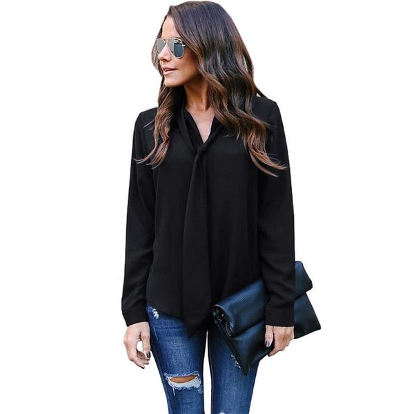 women's blouses & shirts aecu women fashion long sleeve turn down collar office shirt chiffon blouse casual plus size blusas feminin, White
women's blouses & shirts aecu women fashion long sleeve turn down collar office shirt chiffon blouse casual plus size blusas feminin, White