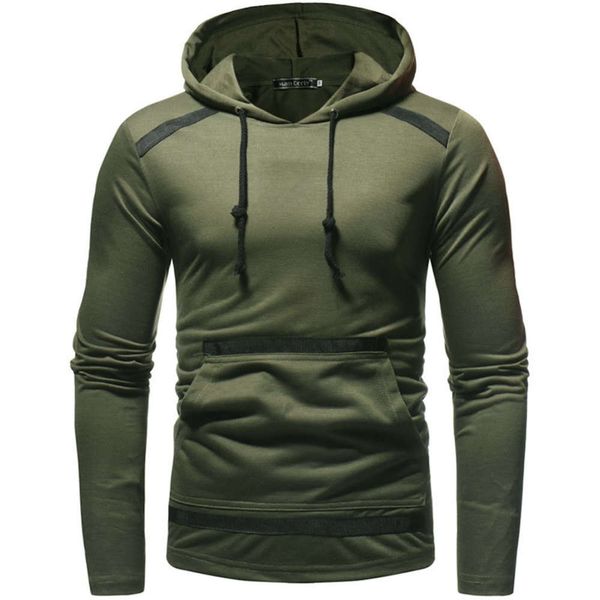 2021 autumn new style contrast color long sleeve men's lace up hoodie personalized stitching european size sweater, Black
2021 autumn new style contrast color long sleeve men's lace up hoodie personalized stitching european size sweater, Black