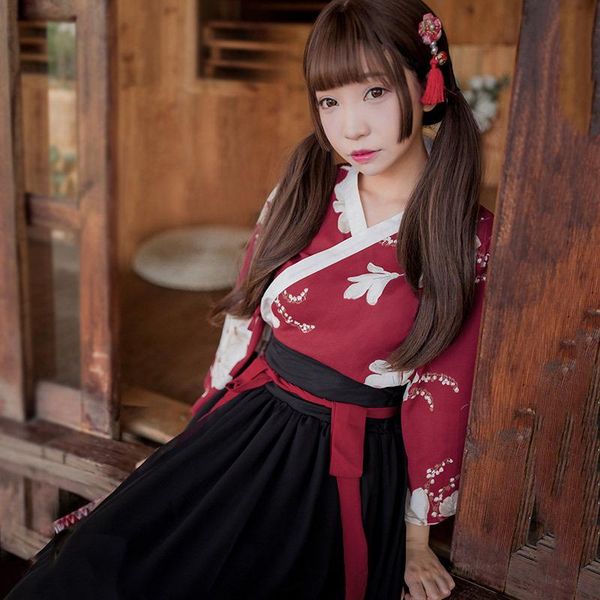 ethnic clothing japanese style kimono sets vintage traditional floral printing v-neck loose long sleeve chiffon thin elegant cardigan suit, Red
ethnic clothing japanese style kimono sets vintage traditional floral printing v-neck loose long sleeve chiffon thin elegant cardigan suit, Red