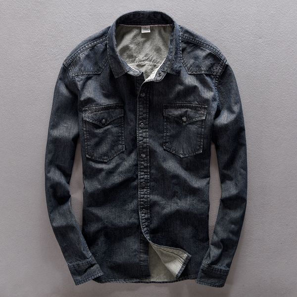 2021 new novo estilo italy outono e primavera denim dos da marca camisa preta para os homens de algodo puro camisas blusas oei7, White
2021 new novo estilo italy outono e primavera denim dos da marca camisa preta para os homens de algodo puro camisas blusas oei7, White