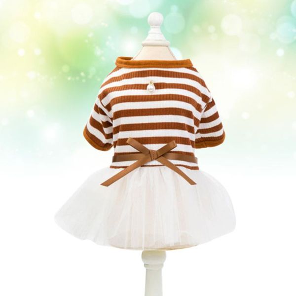 fashion stripe gauzy skirt cotton pet clothes dress pet supplies coffee size xs
fashion stripe gauzy skirt cotton pet clothes dress pet supplies coffee size xs