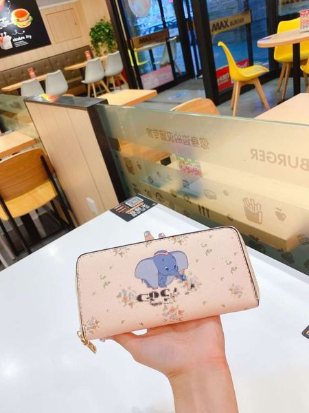 women's wallet korean cute cartoon handbag long printed zero wallet multi card wallet, Black
women's wallet korean cute cartoon handbag long printed zero wallet multi card wallet, Black