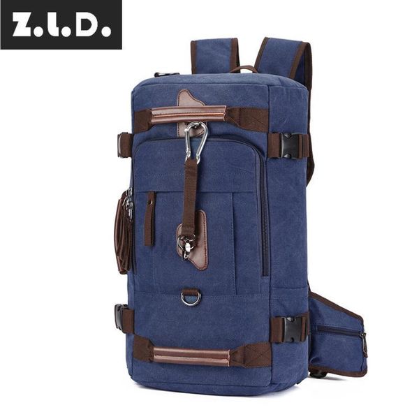 duffel bags z.l.d. canvas thickened backpack mountaineering bag large-capacity travel weekend men's
duffel bags z.l.d. canvas thickened backpack mountaineering bag large-capacity travel weekend men's