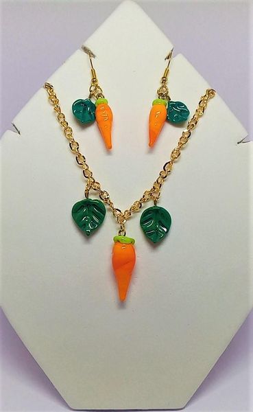 earrings & necklace custom handmade murano glass earring leaf carrot jewelry set, Silver
earrings & necklace custom handmade murano glass earring leaf carrot jewelry set, Silver