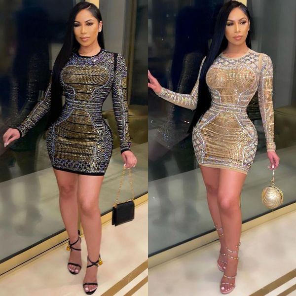 casual dresses zaggin 2021 autumn solid 2-colors milk fiber rhinestone colorful crystals mini dress women o-neck long sleeve skinny, Black;gray
casual dresses zaggin 2021 autumn solid 2-colors milk fiber rhinestone colorful crystals mini dress women o-neck long sleeve skinny, Black;gray