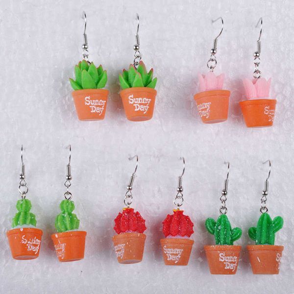 sunny hair day made fat plants bonsai cactus earrings women drop dangle earring ear ornament girl jewelry, Golden
sunny hair day made fat plants bonsai cactus earrings women drop dangle earring ear ornament girl jewelry, Golden
