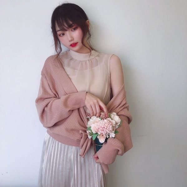women's knits & tees v neck shoulder strapless cardigans sweater women long sleeve slim waist lace up solid pull femme spring 2021 mori, White
women's knits & tees v neck shoulder strapless cardigans sweater women long sleeve slim waist lace up solid pull femme spring 2021 mori, White