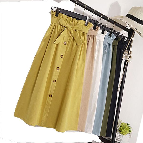 fashion 2021 summer autumn winter literary long skirt female flower bud high waist single breasted a-shaped over knee skirt, Black
fashion 2021 summer autumn winter literary long skirt female flower bud high waist single breasted a-shaped over knee skirt, Black