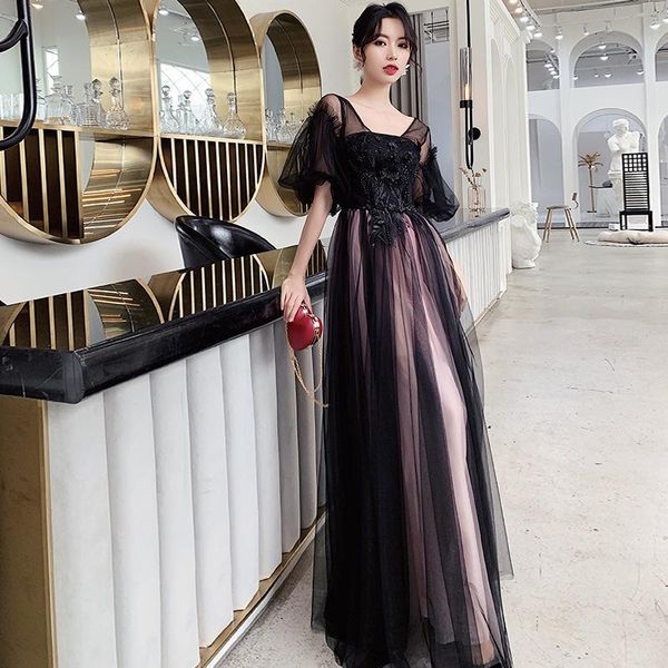 ethnic clothing sister group women bridesmaid evening dresses black banquet floor-length dress elegant full bud sleeve skirt perspective gow, Red
ethnic clothing sister group women bridesmaid evening dresses black banquet floor-length dress elegant full bud sleeve skirt perspective gow, Red