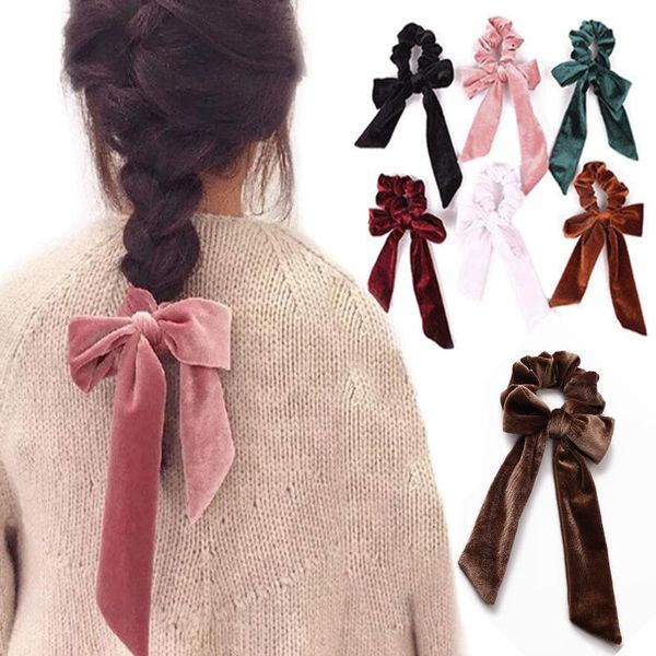 hair accessories velvet streamer bow ribbon girl elastic bands headband women scrunchies ponytail holder ties gift
hair accessories velvet streamer bow ribbon girl elastic bands headband women scrunchies ponytail holder ties gift