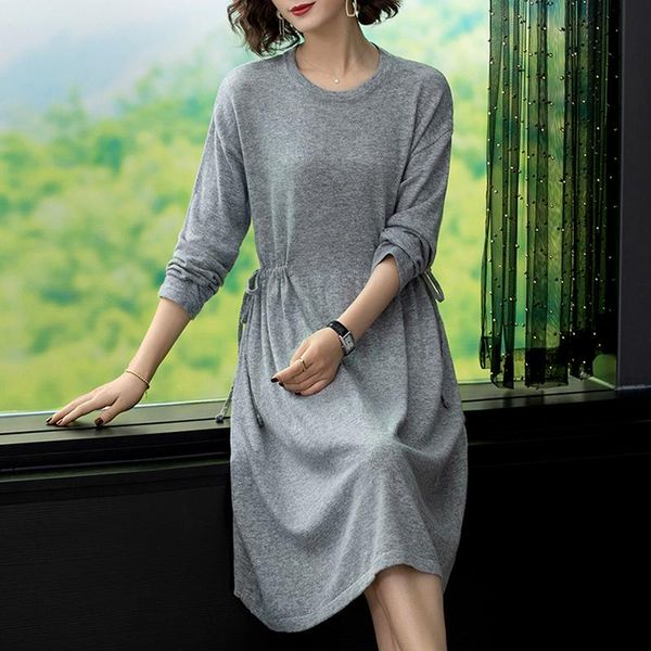 women's sweaters 2021 ladies cashmere sweater dress pullover female loose knit, White;black
women's sweaters 2021 ladies cashmere sweater dress pullover female loose knit, White;black