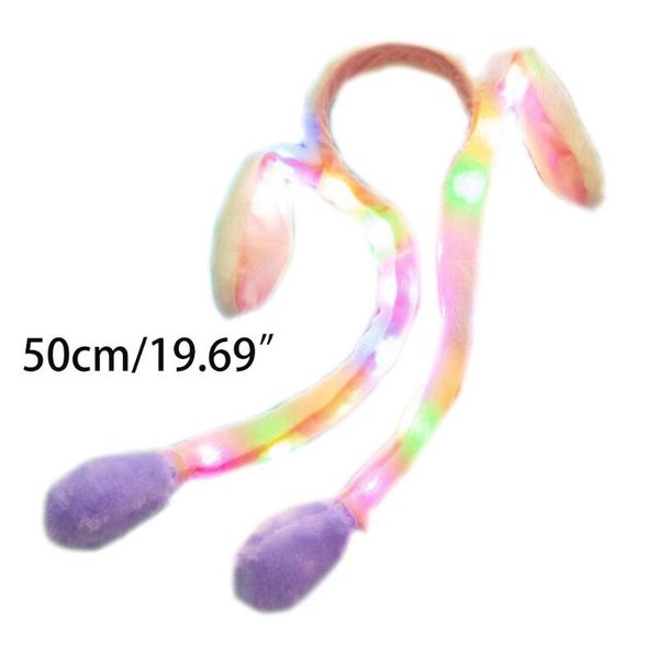 hair accessories women girls cute led light up headband with airbag moving ears children long plush toy hoop party po props, Slivery;white
hair accessories women girls cute led light up headband with airbag moving ears children long plush toy hoop party po props, Slivery;white