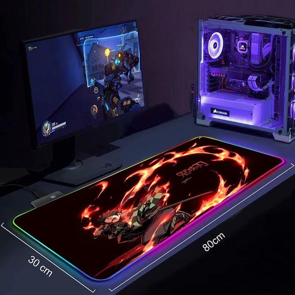 mouse pads & wrist rests anime demon slayer kimetsu no yaiba large mousepad rgb computer pad gamer mause led backlit mat keyboard desk
mouse pads & wrist rests anime demon slayer kimetsu no yaiba large mousepad rgb computer pad gamer mause led backlit mat keyboard desk