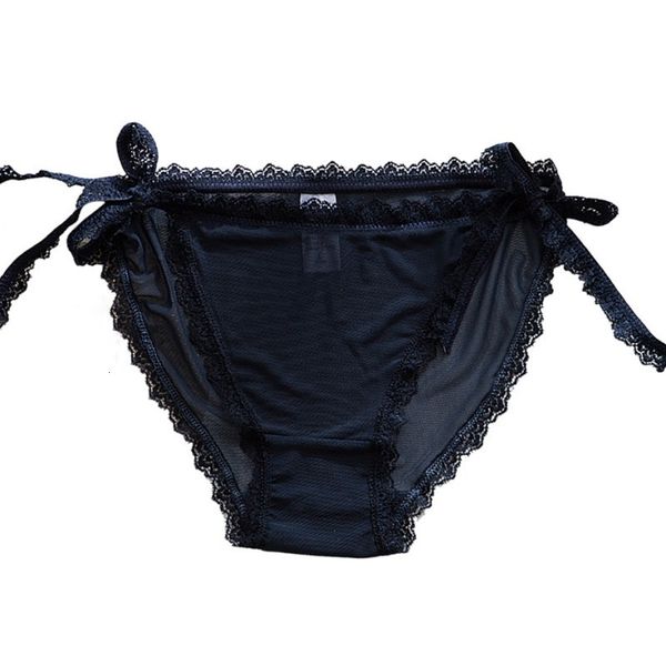 salableee decoration lace-up slim transparent charming effens color women's panties, Black;pink
salableee decoration lace-up slim transparent charming effens color women's panties, Black;pink
