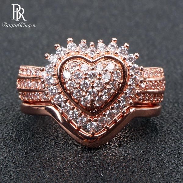 cluster rings bague ringen heart shaped silver 925 jewelry charms ring for women gemstones two piece set rose gold color anniversary gift, Golden;silver
cluster rings bague ringen heart shaped silver 925 jewelry charms ring for women gemstones two piece set rose gold color anniversary gift, Golden;silver